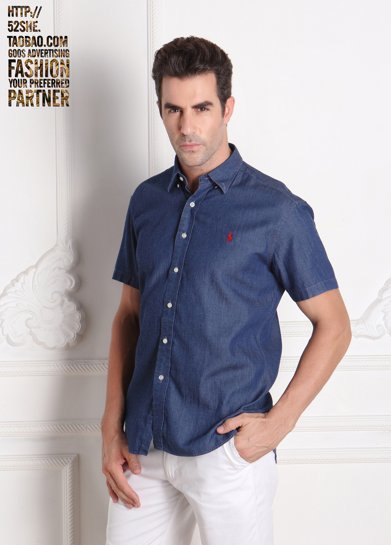 淘寶服裝平鋪拍攝男裝短袖T恤襯衫襯衣攝影服務 掛拍產品網拍 外籍男模T恤外套夾克正裝拍攝攝影